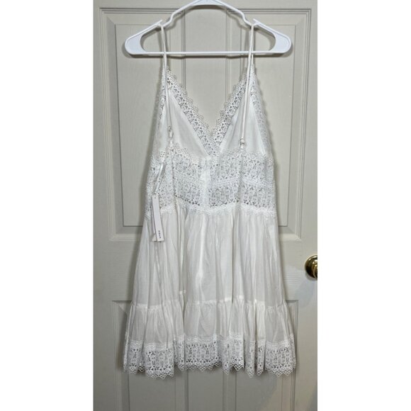 NWT AQUA Sundress Cotton Lined Flowy Dress XL Bloomindales - Picture 7 of 12